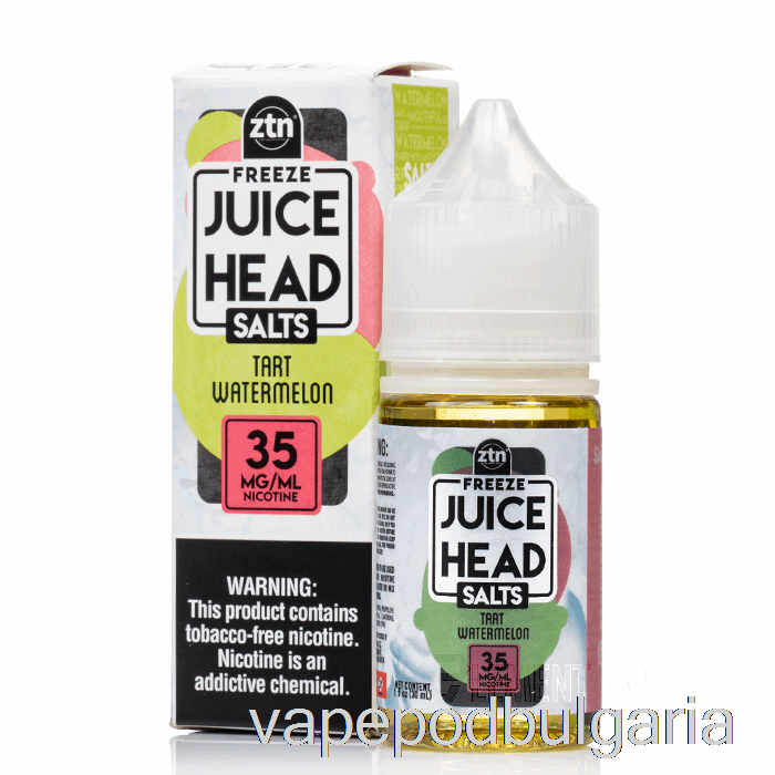 Vape 10000 Дръпки Freeze Tart Watermelon - Juice Head Salts - 30ml 50mg